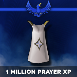 1 Million Prayer EXP – 9,524 Babydragon Bones assuming Guilded altar 0
